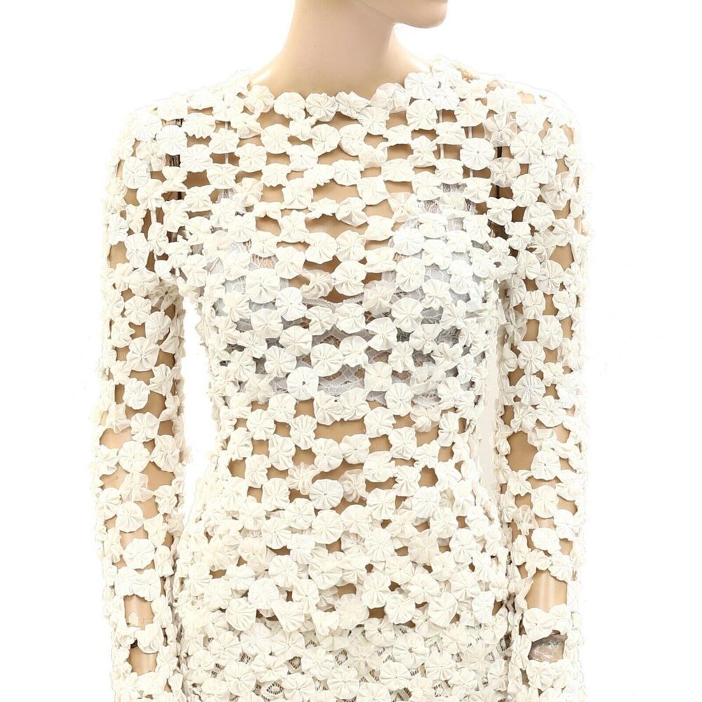 Ulla Johnson Floral Patchwork Blouse Top & Mini S… - image 2